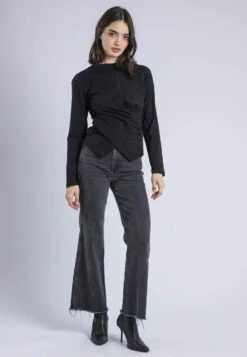 TIME TOP LS BLACK -Religion Clothing 75BTMT61BLACK6 76c41e23 7a52 4dcc 9f81 d5297df71cfd