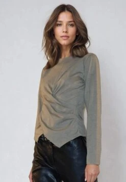 TIME TOP LS GREY MARL & PINE -Religion Clothing 75BTMT61PINE3 3d738fcf 17b7 431c a925 92698ccfa30f