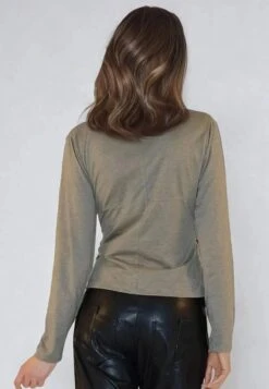 TIME TOP LS GREY MARL & PINE -Religion Clothing 75BTMT61PINE5 f560e765 1cad 4f06 879a 08bc2b6c31cd