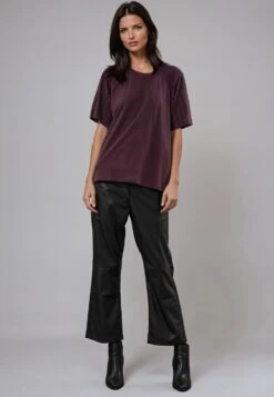 EAGLE T-SHIRT MAUVE WINE -Religion Clothing 75EGT056