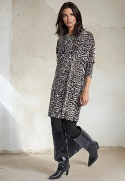 EMMY DRESS SILVER ANIMAL