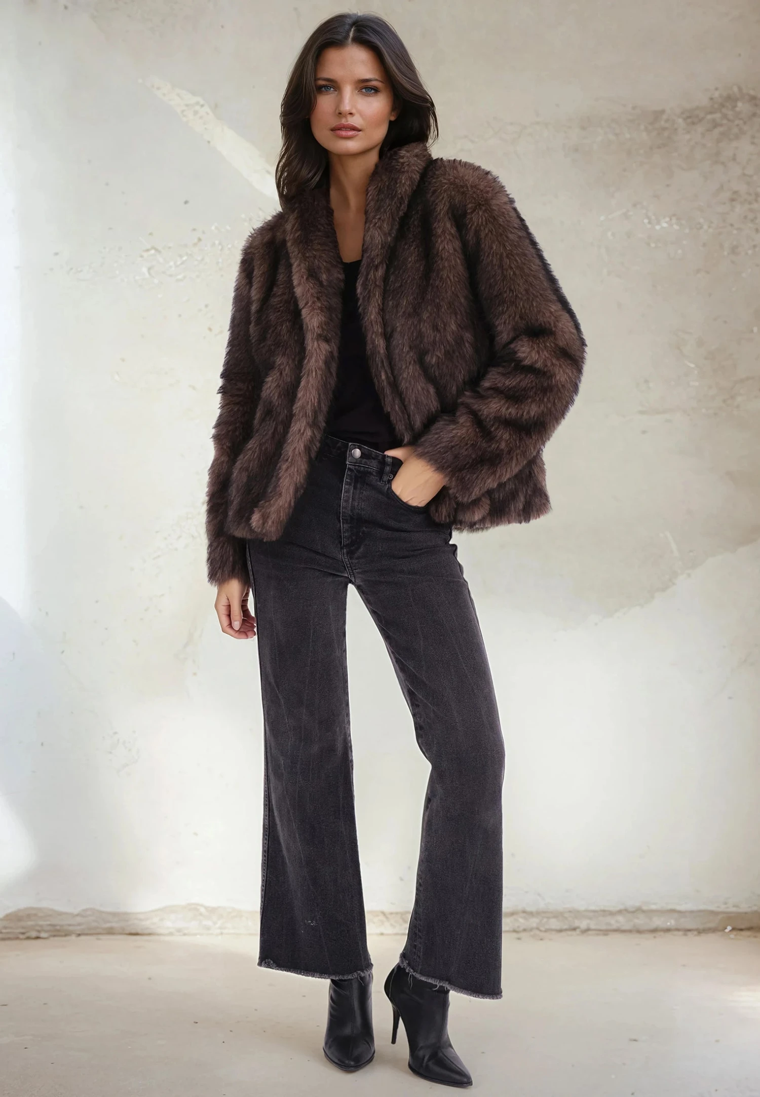 LUNA COAT BROWN 4 LUNA COAT BROWN - Image 2