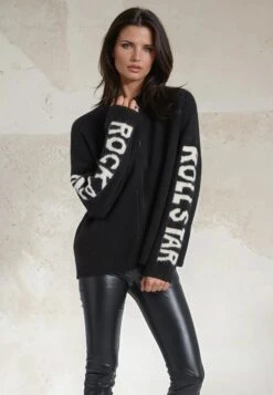 PHOEBE CARDIGAN BLACK & WHITE