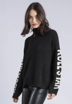 PHOEBE CARDIGAN BLACK & WHITE -Religion Clothing 75HPBC173 15be9dad 962a 43fd 91a1 4c43e564ce6c