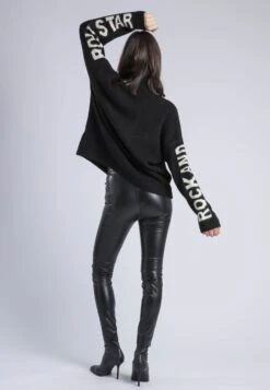 PHOEBE CARDIGAN BLACK & WHITE -Religion Clothing 75HPBC176 bd058a90 0213 45fb b486 d6ce507ab7d3