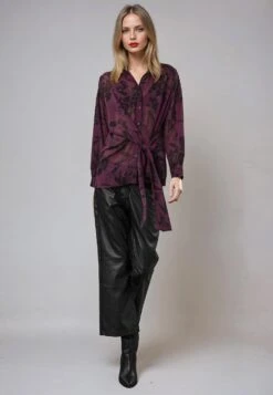 FREYA SHIRT ROSA MAUVE WINE -Religion Clothing 75IFYH04ROSA2