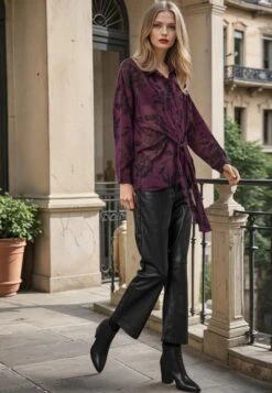 FREYA SHIRT ROSA MAUVE WINE