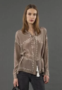 LOLA SHIRT BRINDLE & BLACK