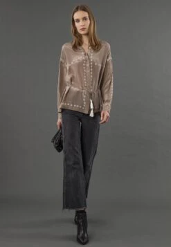 LOLA SHIRT BRINDLE & BLACK -Religion Clothing 75ILAH01BRINDLE2