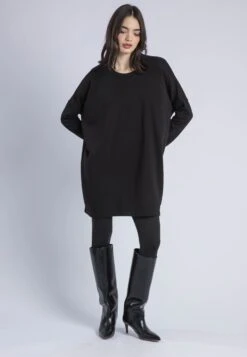 FLORA SWEAT DRESS BLACK -Religion Clothing 75TFOD79BLACK6