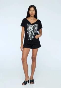 RELIGION ISN'T DEAD BLACK TOP -Religion Clothing B121RIT28BLACK2