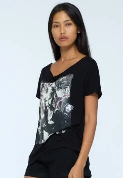 RELIGION ISN'T DEAD BLACK TOP -Religion Clothing B121RIT28BLACK3