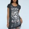 PARADISE LOST DRESS WASHED BLACK -Religion Clothing B124PLD731