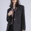 EMILY JACKET BLACK -Religion Clothing BLACKBLAZER1