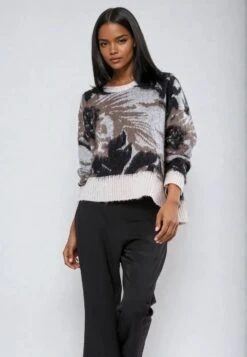 ECCENTRIC JUMPER STONE & TAUPE -Religion Clothing ECCENTRICJUMPER6