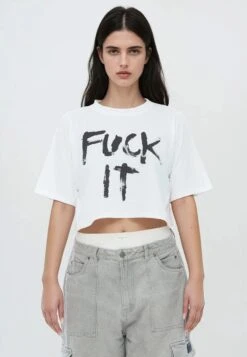 FUCK IT CROP TOP WHITE -Religion Clothing FUCK IT 16
