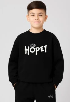 Kids HOPEY BOYS OVERSIZED SWEAT BLACK 9 Kids HOPEY BOYS OVERSIZED SWEAT BLACK -Religion Clothing HPW01 HPP015