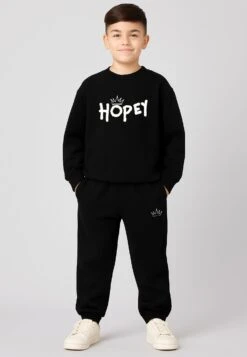 Kids HOPEY BOYS OVERSIZED SWEAT BLACK 11 Kids HOPEY BOYS OVERSIZED SWEAT BLACK -Religion Clothing HPW01 HPP016