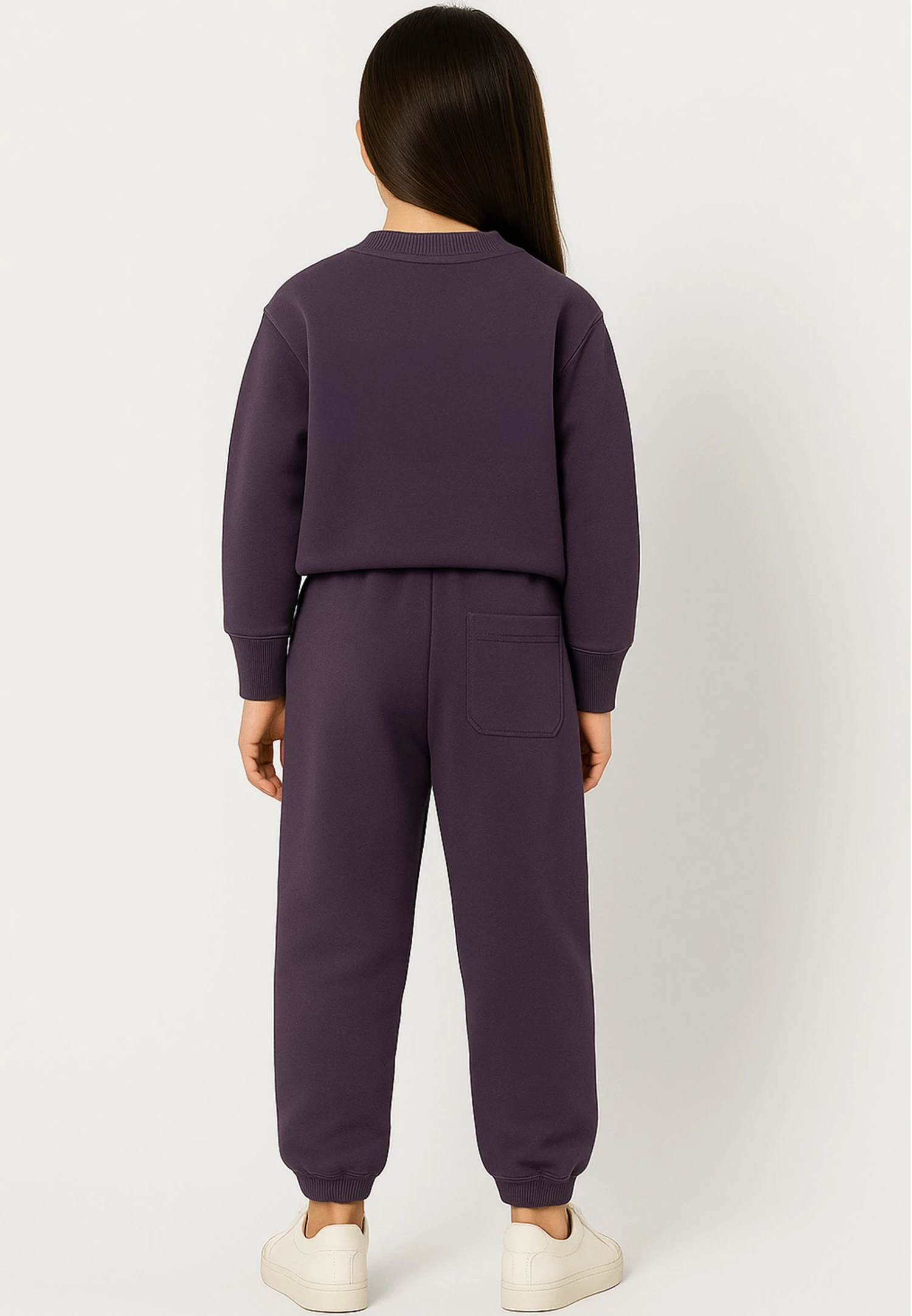 Kids HOPEY GIRLS OVERSIZED SWEATSHIRT MAUVE 5 Kids HOPEY GIRLS OVERSIZED SWEATSHIRT MAUVE - Image 3