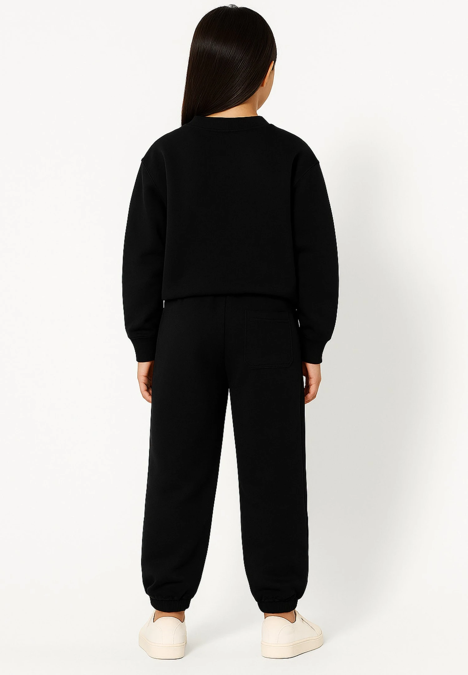 Kids HOPEY GIRLS OVERSIZED SWEATSHIRT BLACK 5 Kids HOPEY GIRLS OVERSIZED SWEATSHIRT BLACK - Image 3