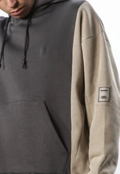 SPLIT HOODIE COAL -Religion Clothing Hm