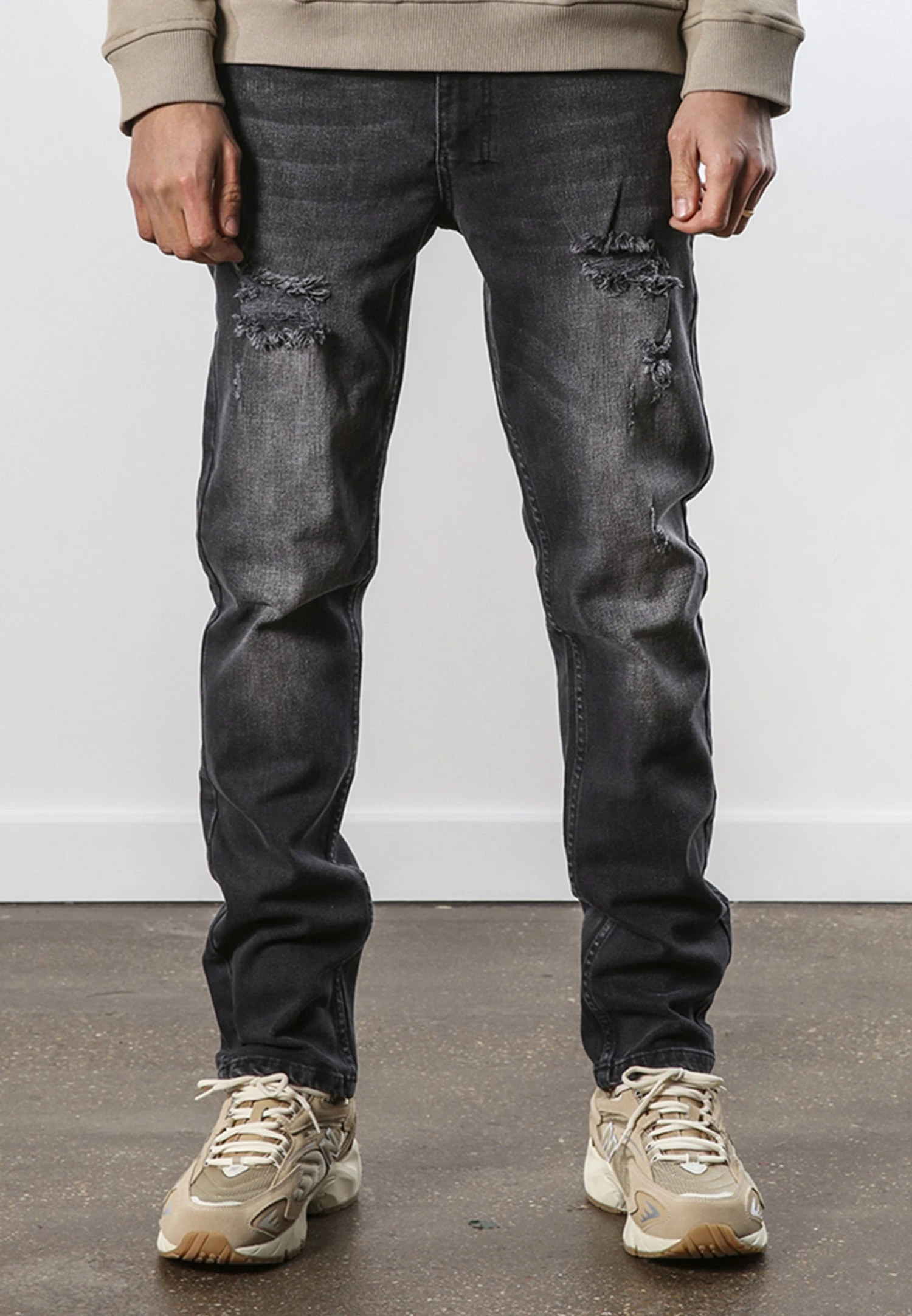 VICIOUS JEANS RIPPER BLACK 3 VICIOUS JEANS RIPPER BLACK