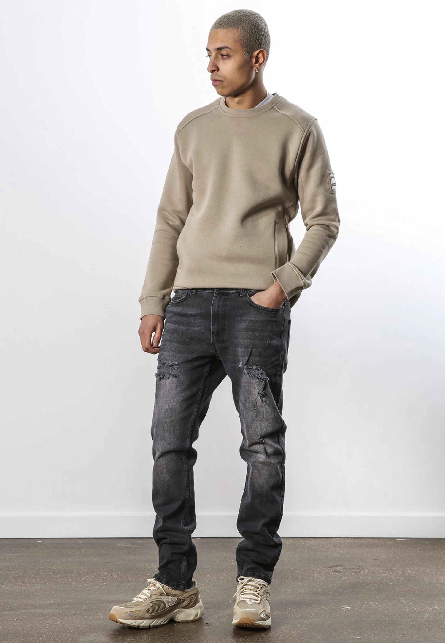 VICIOUS JEANS RIPPER BLACK 7 VICIOUS JEANS RIPPER BLACK - Image 5