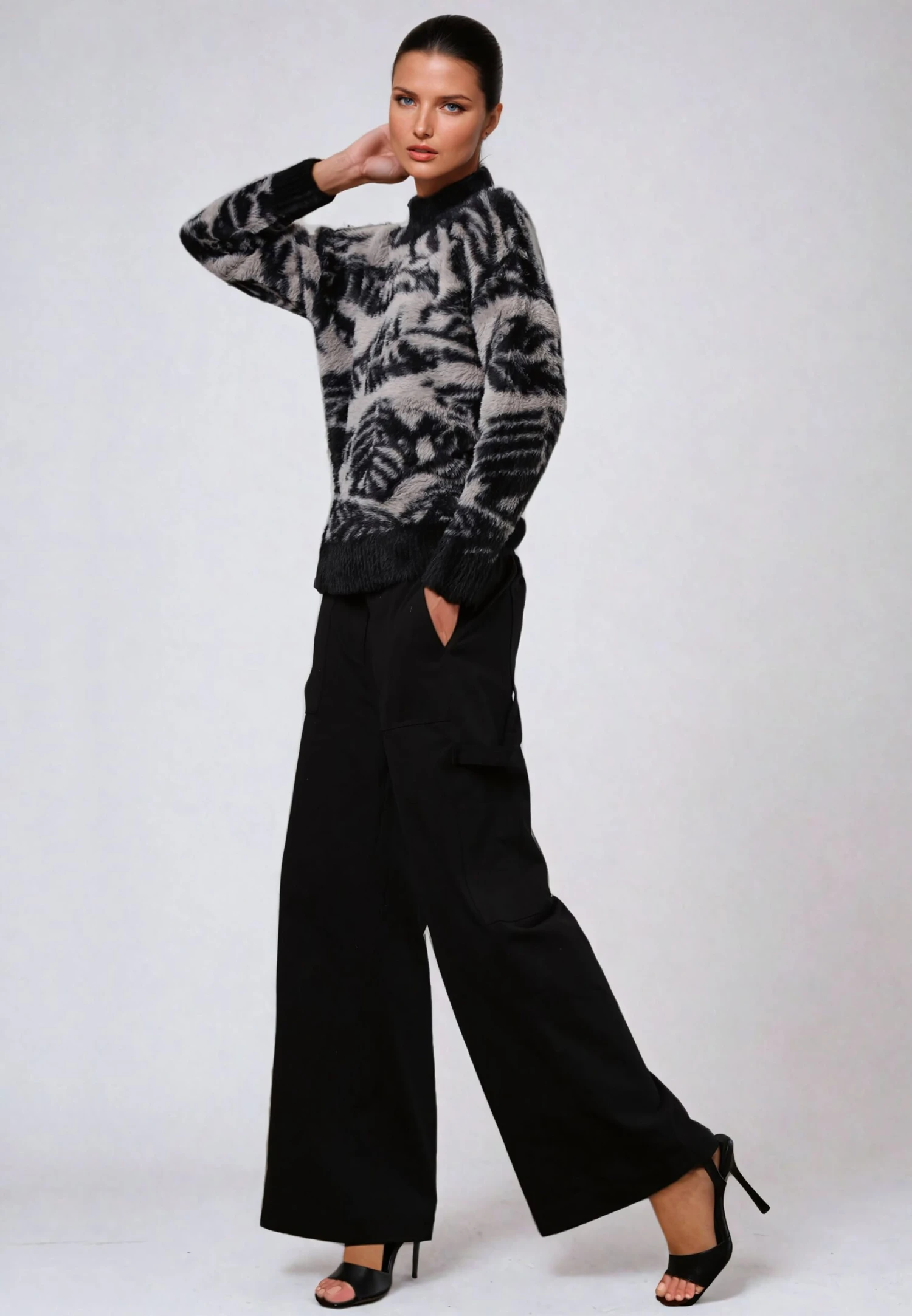 PRECIOUS JUMPER BLACK & STONE 5 PRECIOUS JUMPER BLACK & STONE - Image 3