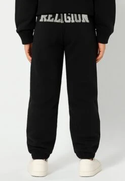 Kids RELIGION GIRLS SEAMED DARTED SWEATPANTS BLACK