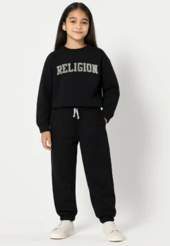 Kids RELIGION GIRLS SEAMED DARTED SWEATPANTS BLACK -Religion Clothing RGW01 RGP01 16