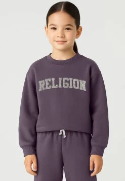 Kids RELIGION GIRLS APPLIQUÉ OVERSIZED SWEATSHIRT MAUVE