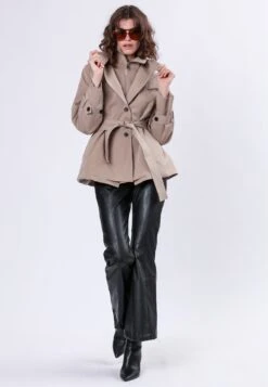 RHODIUM TAUPE TRENCHCOAT -Religion Clothing RHODIUMTRENCHCOATTAUPE6