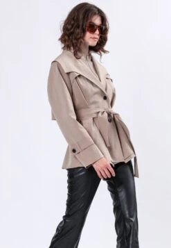 RHODIUM TAUPE TRENCHCOAT -Religion Clothing RHODIUMTRENCHCOATTAUPE7