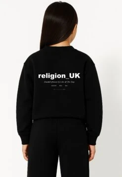 Kids RELIGION GIRLS OVERSIZED SWEATSHIRT BLACK