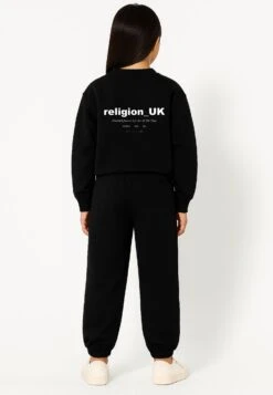 Kids RELIGION GIRLS LOGO SWEATPANTS BLACK -Religion Clothing RUW01 RUP01 18