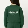 Kids RELIGION GIRLS OVERSIZED SWEATSHIRT GREEN -Religion Clothing RUW01 RUP01 21