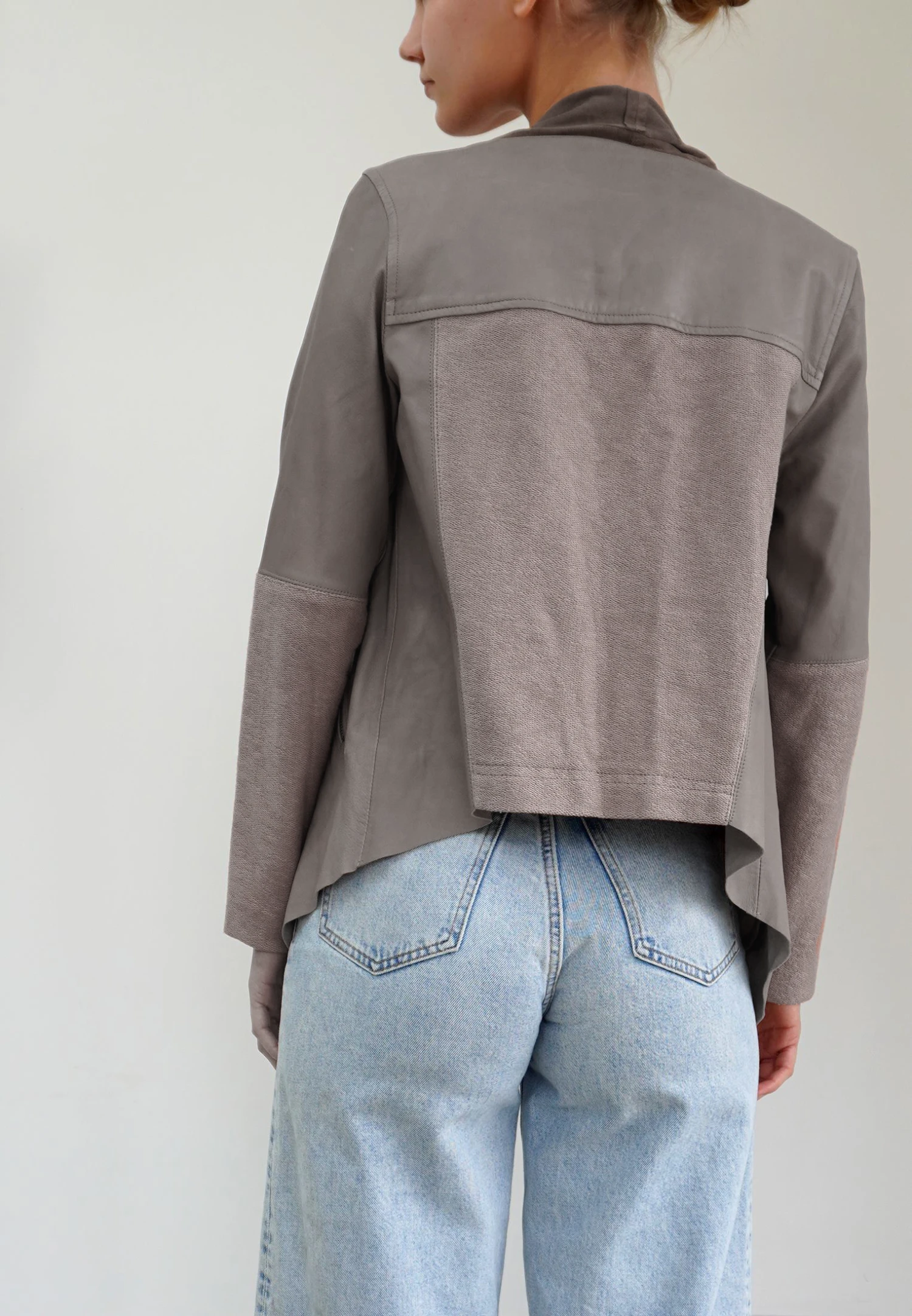 PUBLICISED LEATHER JACKET TAUPE 4 PUBLICISED LEATHER JACKET TAUPE - Image 2