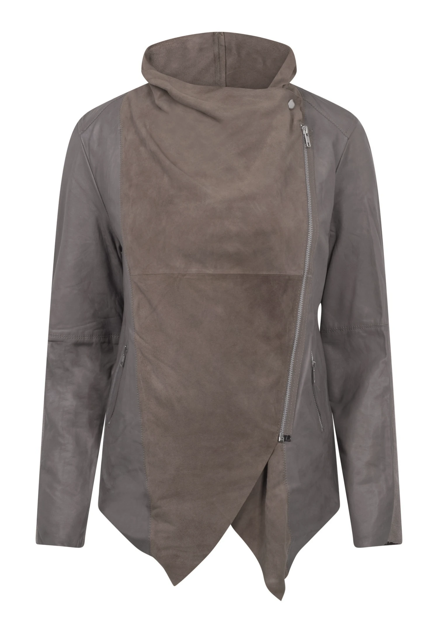 PUBLICISED LEATHER JACKET TAUPE 6 PUBLICISED LEATHER JACKET TAUPE - Image 4