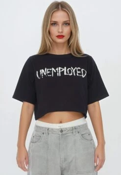 UNEMPLOYED CROP TOP BLACK -Religion Clothing UNEMPLOYED7 3c9d4974 2800 4dd3 af85 732dc3a59b99