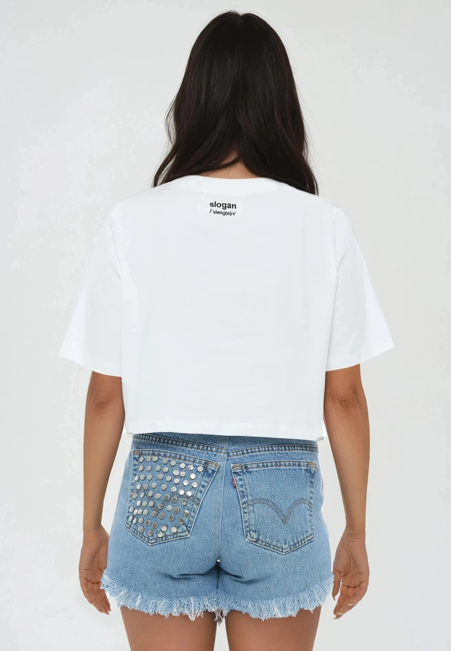 UNEMPLOYED CROP TOP WHITE 10 UNEMPLOYED CROP TOP WHITE - Image 8