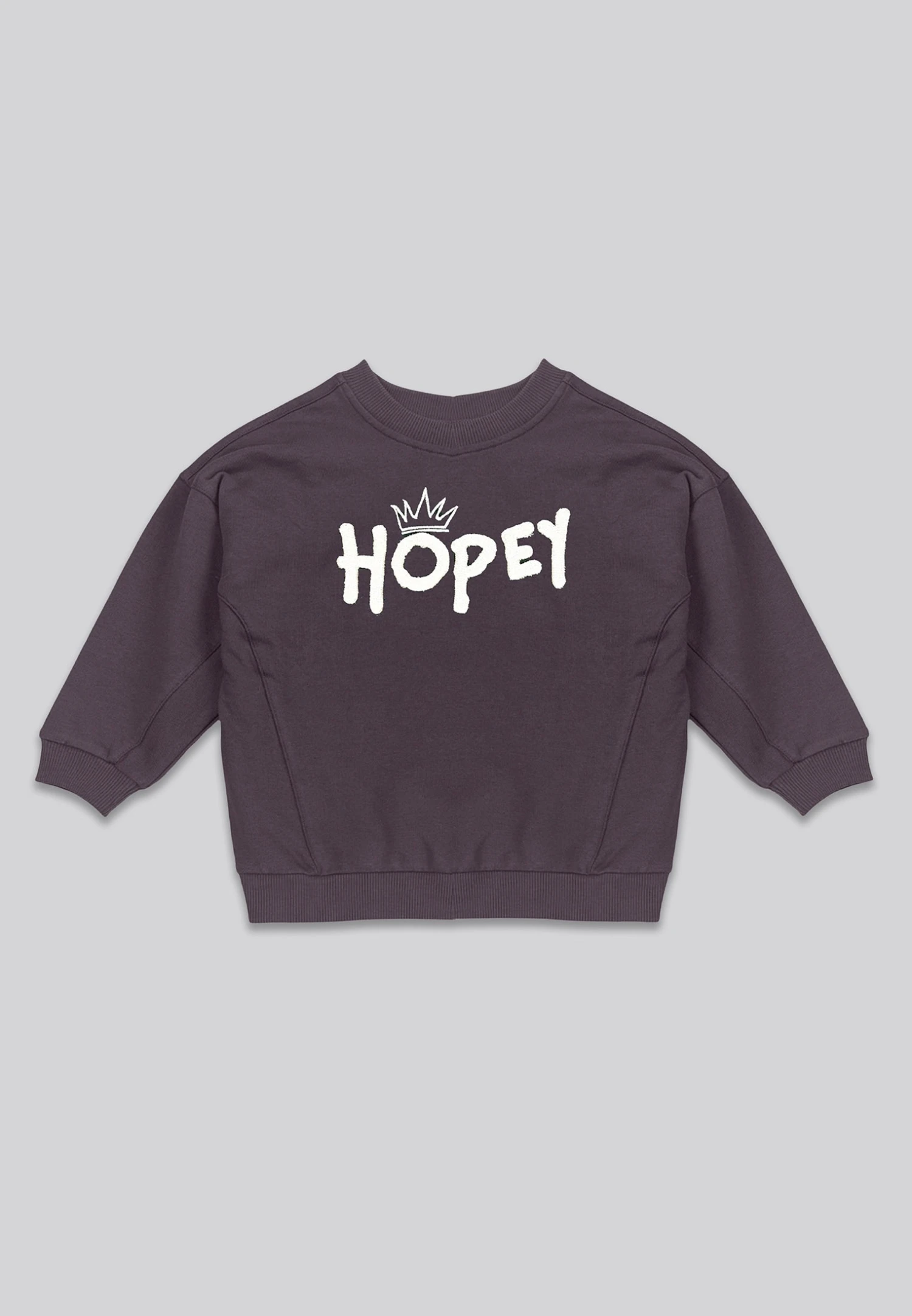 Kids HOPEY GIRLS OVERSIZED SWEATSHIRT MAUVE 7 Kids HOPEY GIRLS OVERSIZED SWEATSHIRT MAUVE - Image 5