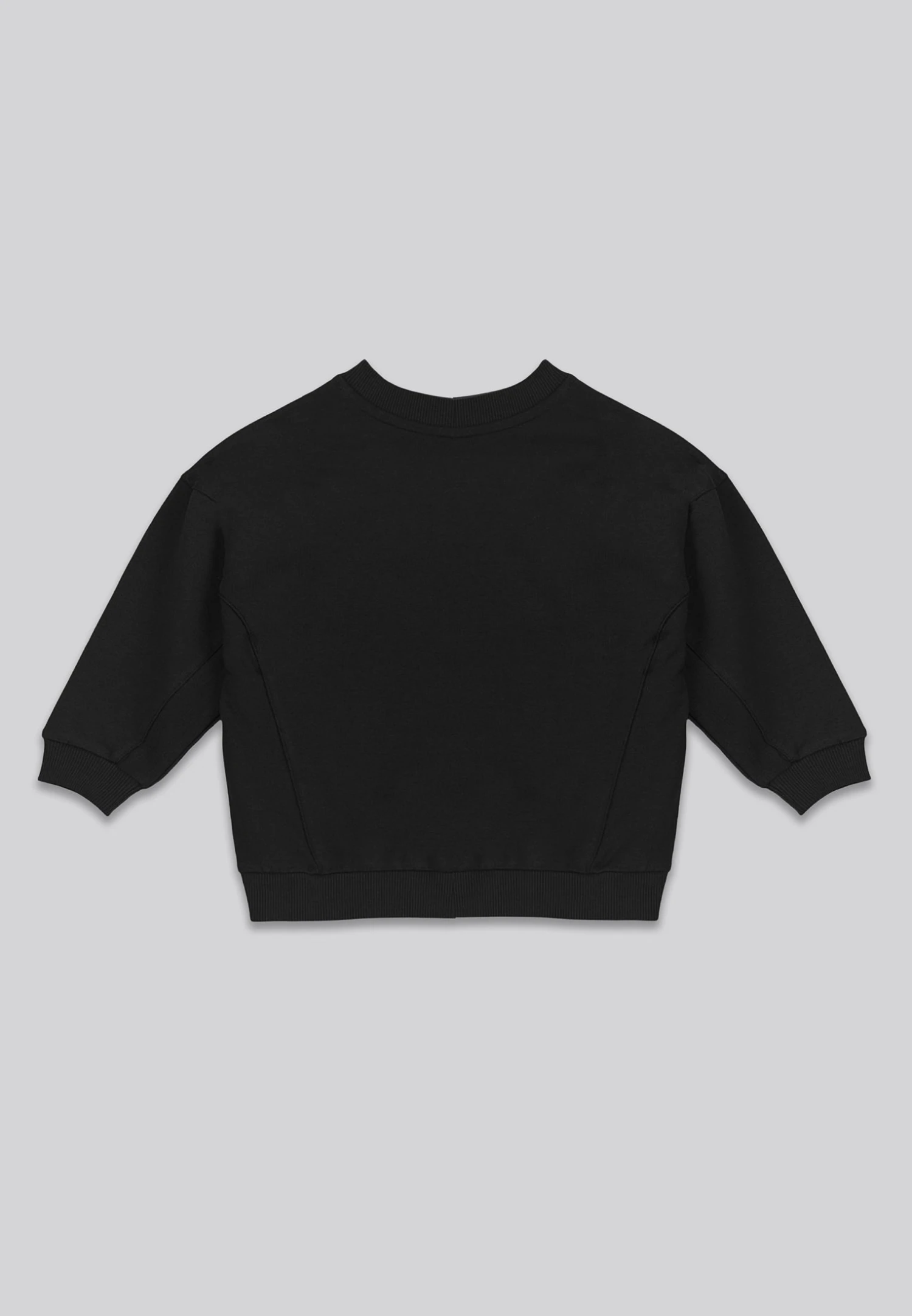 Kids HOPEY GIRLS OVERSIZED SWEATSHIRT BLACK 7 Kids HOPEY GIRLS OVERSIZED SWEATSHIRT BLACK - Image 5