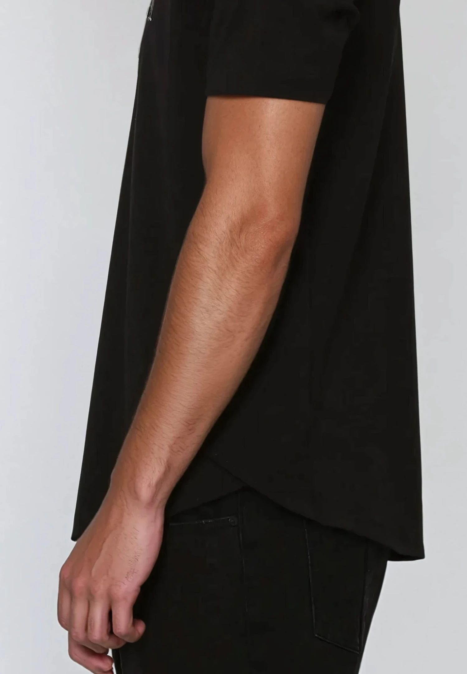 ESSENTIAL ORSON BLACK POLO SHIRT 4 ESSENTIAL ORSON BLACK POLO SHIRT - Image 2