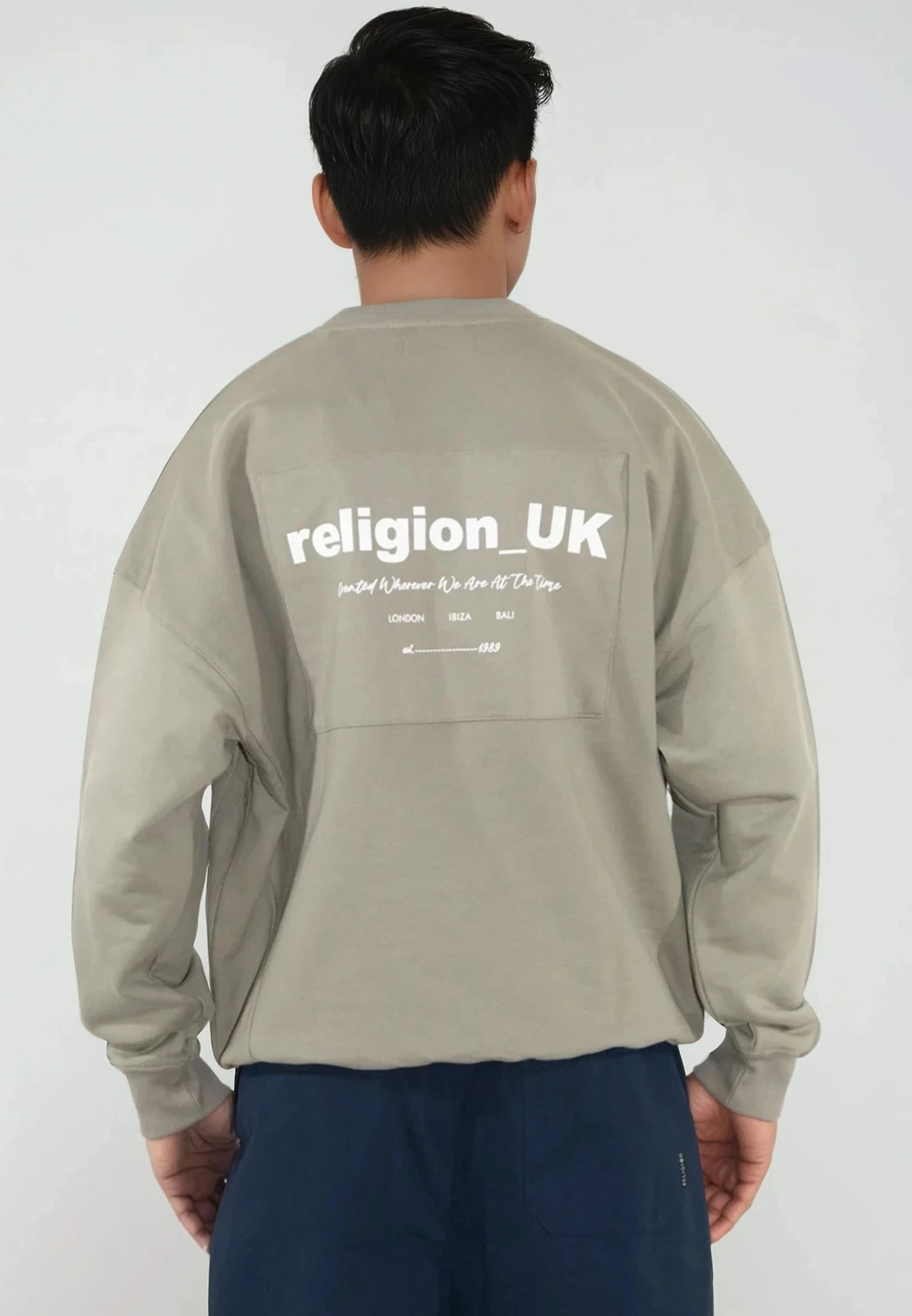 RELIGION UK SWEAT KHAKI 5 RELIGION UK SWEAT KHAKI - Image 3