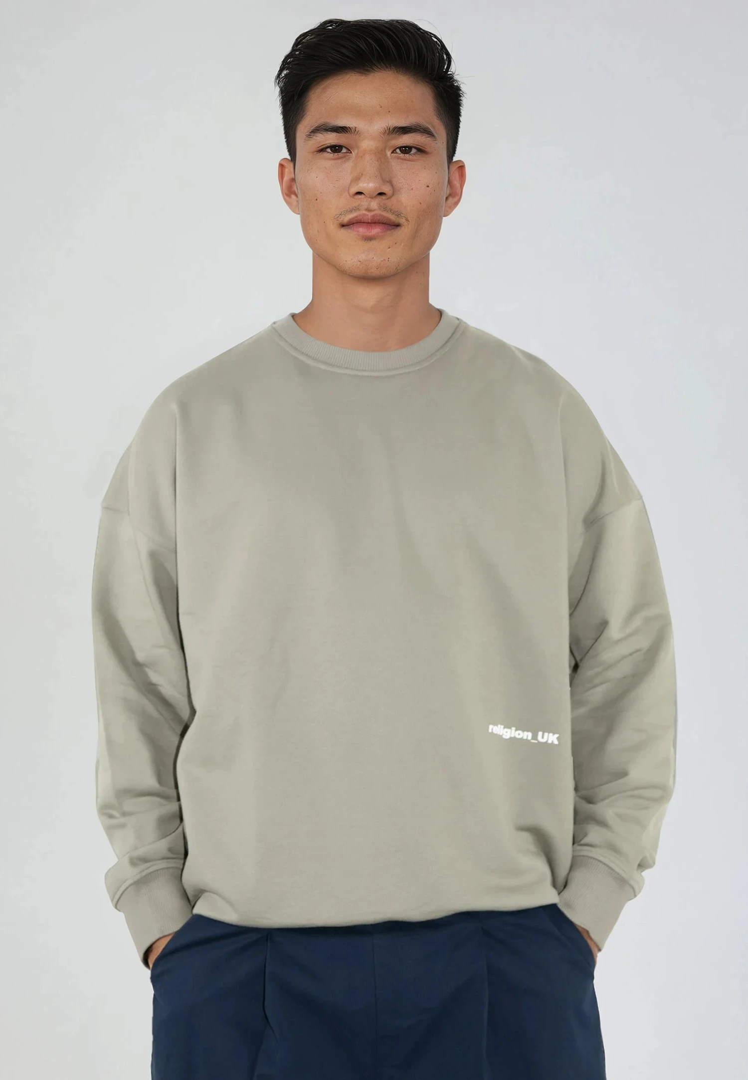 RELIGION UK SWEAT KHAKI 3 RELIGION UK SWEAT KHAKI