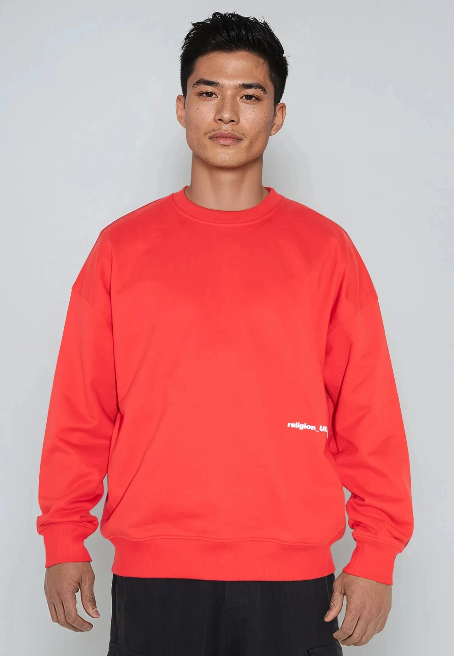 RELIGION UK SWEAT BRIGHT RED 4 RELIGION UK SWEAT BRIGHT RED - Image 2