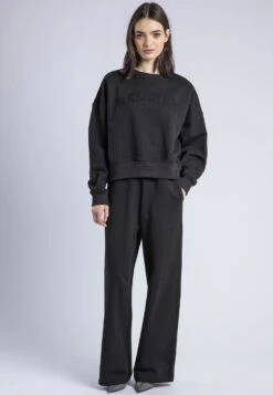 APPLIQUE RELAXED SWEATPANTS BLACK -Religion Clothing WCTAQP99 BLACK 2