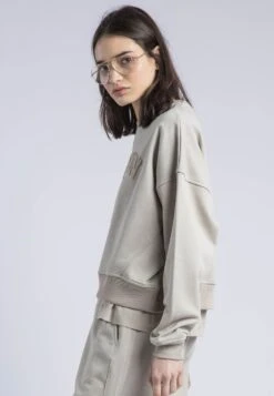 APPLIQUE BATWING SWEAT STONE -Religion Clothing WCTAQW51PURECASHMERE3 2ce1dbd6 5103 4767 9dcb 8f1fce21fe5a