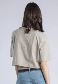BASIC CROP T-SHIRT STONE 10 BASIC CROP T-SHIRT STONE -Religion Clothing WCTCOT63WHITEONYX5