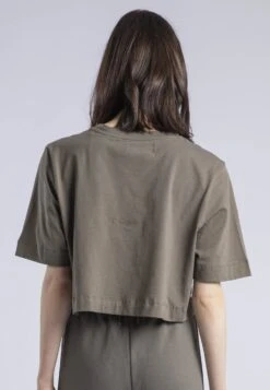 BASIC CROP T-SHIRT BRINDLE -Religion Clothing WCTCOT63 BRINDLE 5